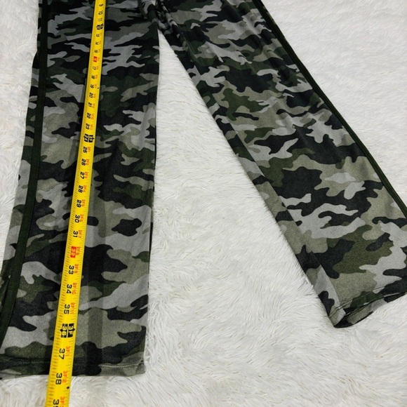 Lucky Brand Green Camo Print Super Soft Pajama PJ Lounge Pants Medium - Picture 2 of 11